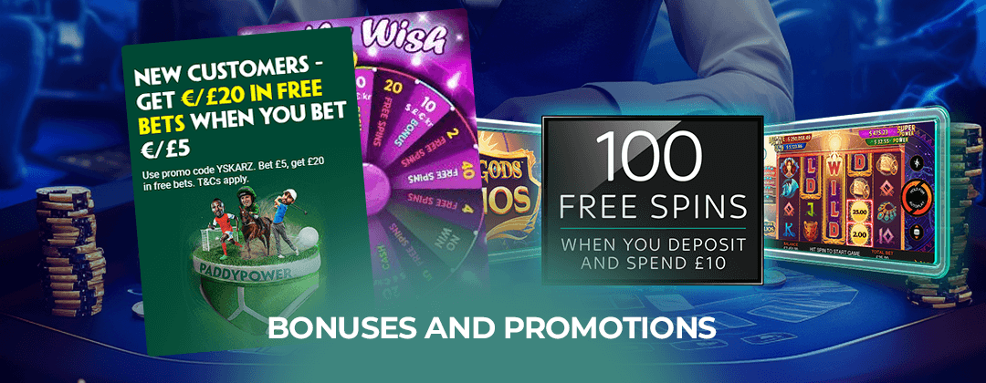 Bonuses and promotions in the best online casinos in EUROPE